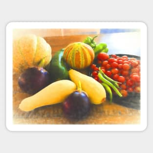 Vegetables and Melons Sticker